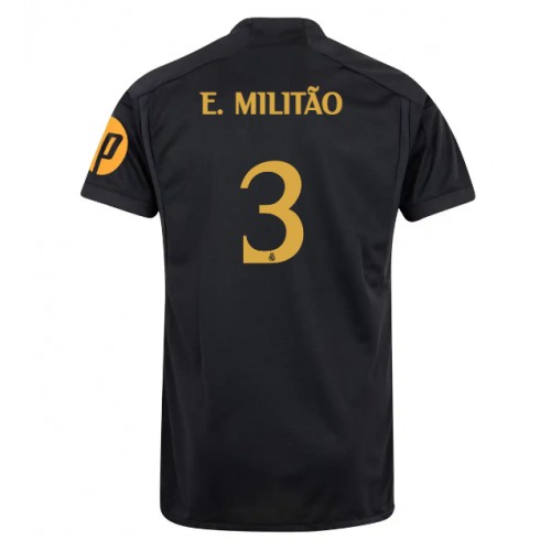 Pánský Fotbalový dres Real Madrid Eder Militao #3 2023-24 Třetí Krátký Rukáv